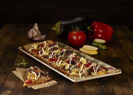 Hard Rock Cafe: Grüne Wochen ohne Fleisch 1 Ratatouille Fladenbrot