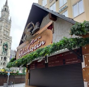 Glühwein trinken in München