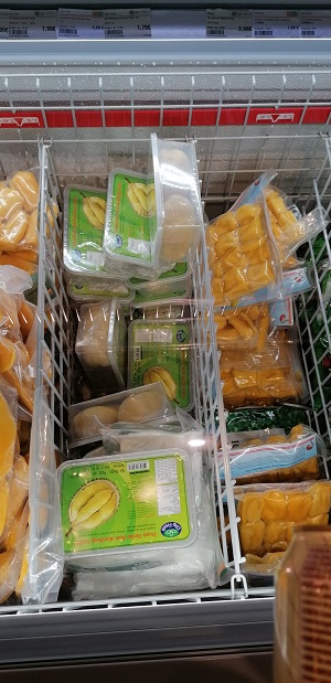 gekühlte Durian im Asia Markt