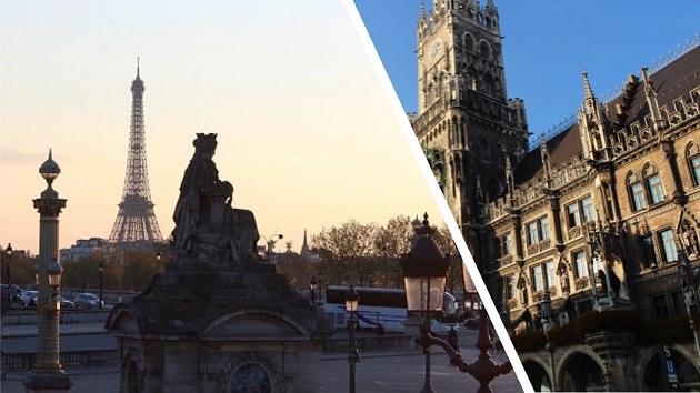München vs Paris Städtevergleich