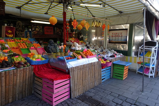 Viktualialenmarkt Obststand