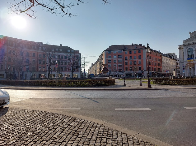 Gärtnerplatz im Glockenbachviertel in München