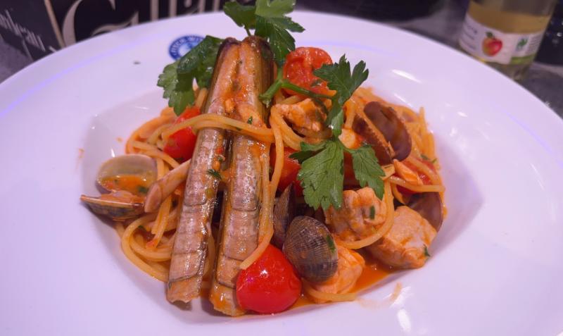 Spaghetti mit Meeresfrüchten