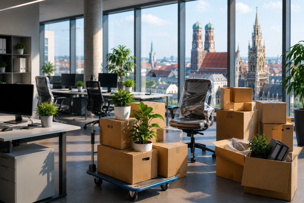 Firmenumzug nach München – Planung, Kostenstruktur und Serviceoptionen für Unternehmen 3 Firmenumzug