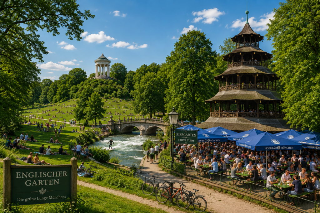 Sommer in München – Die schönsten Erlebnisse und Ausflugsziele 1 Englischer Garten & Chinesischer Turm